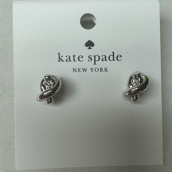 Kate Spade NWT Sailors Knot post earrings - Picture 2 of 3
